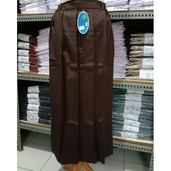 Bagus Banget SERAGAM ROK PANJANG COKLAT REMPEL SD SMP SMA SMK MEREK SERAGAM  PRAMUKA