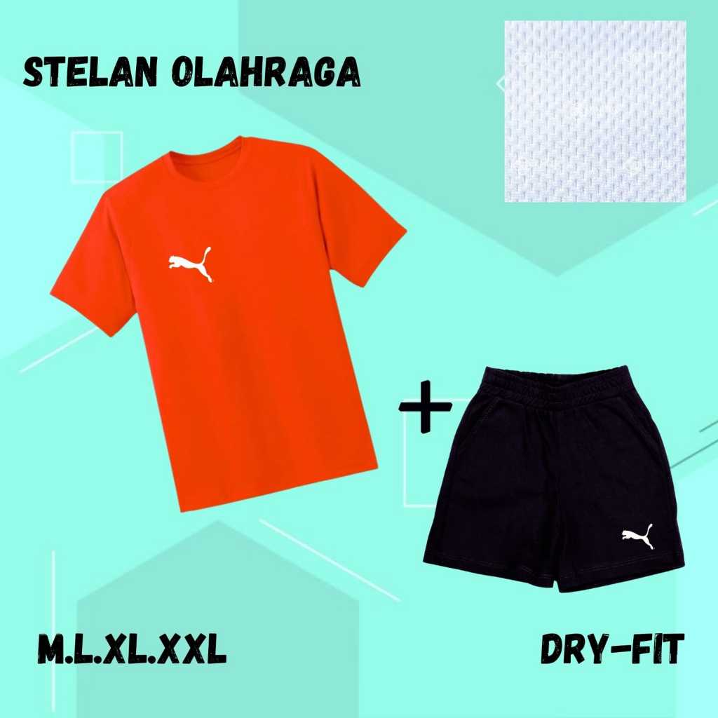 Kaos apparel Oblong Pria wanita Dryfit Olahraga Sport jersey V.22 M L XL XXL