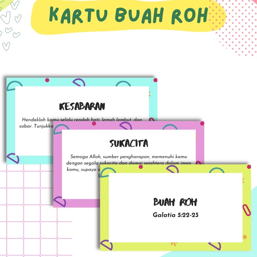 

Murah Kartu Ayat Alkitab Buah Roh Souvenir Natal Paskah Jumat Agung Sekolah Minggu Pil Ayat Emas Bible Verse Card