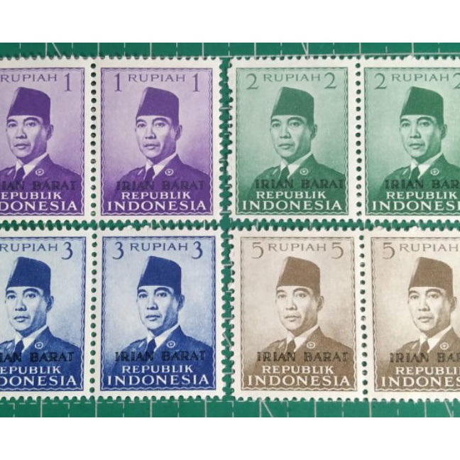 

Promo Prangko Lawas Set Seri Presiden RI Soekarno Blok 2 8 keping C T Irian Barat 1963