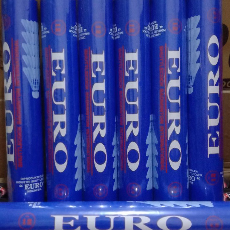 Lagi Tren shuttlecock euro biru cock kok euro