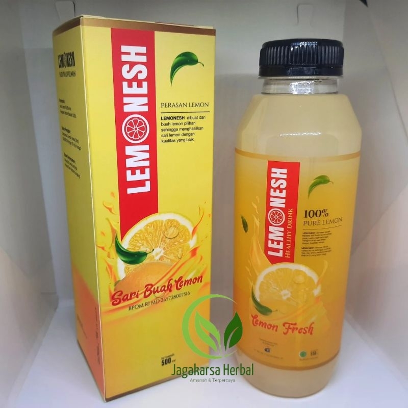 

LEMONESH Lemon Fresh | Sari Lemon Murni 100% | Lemonesh Asli Original isi 500ml