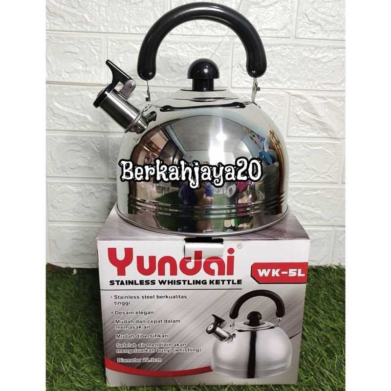 Teko Bunyi Stainless/ Teko Pemanas Air / Teko Siul 3/4/5/7 Liter