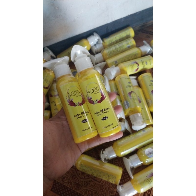 lotion injeksi stronger isi kuning siang malam