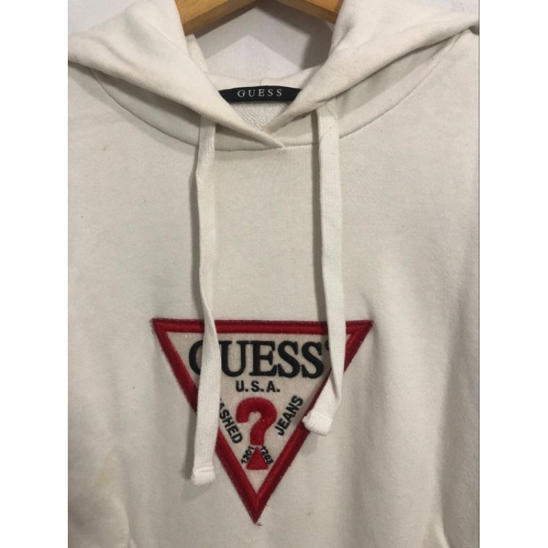 Hoodie Guess putih Preloved