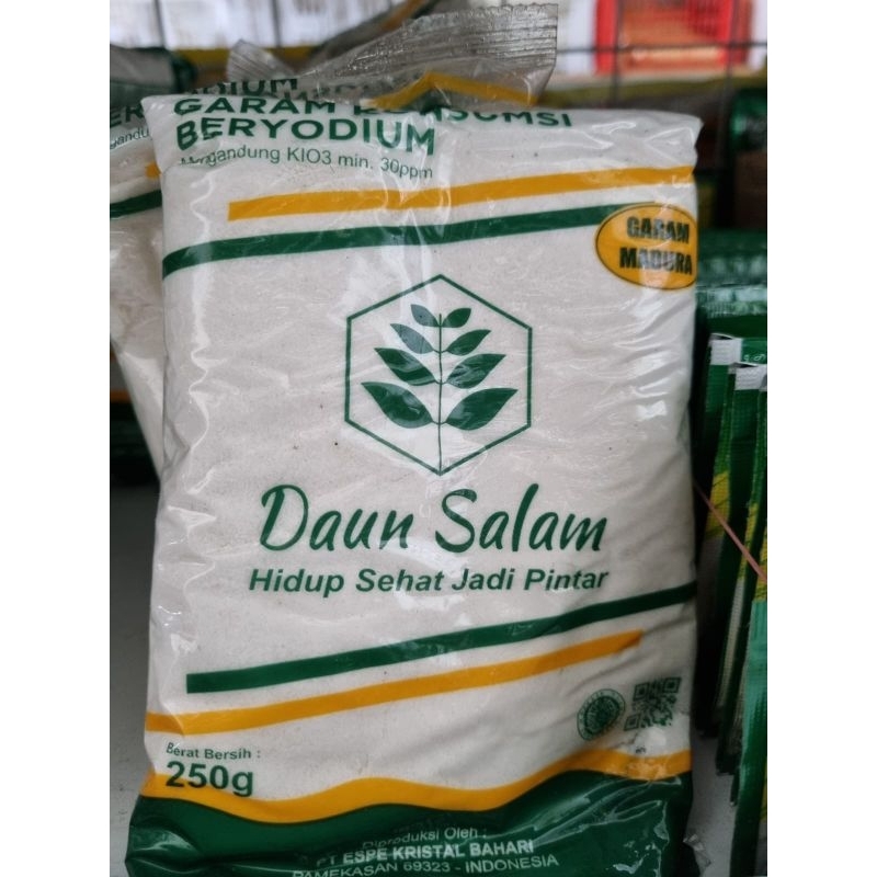 

GARAM KONSUMSI BERYODIUM DAUN SALAM 250GR