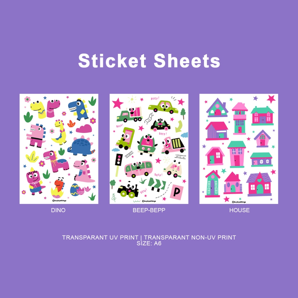 

Sticker Sheet by Buybyethings