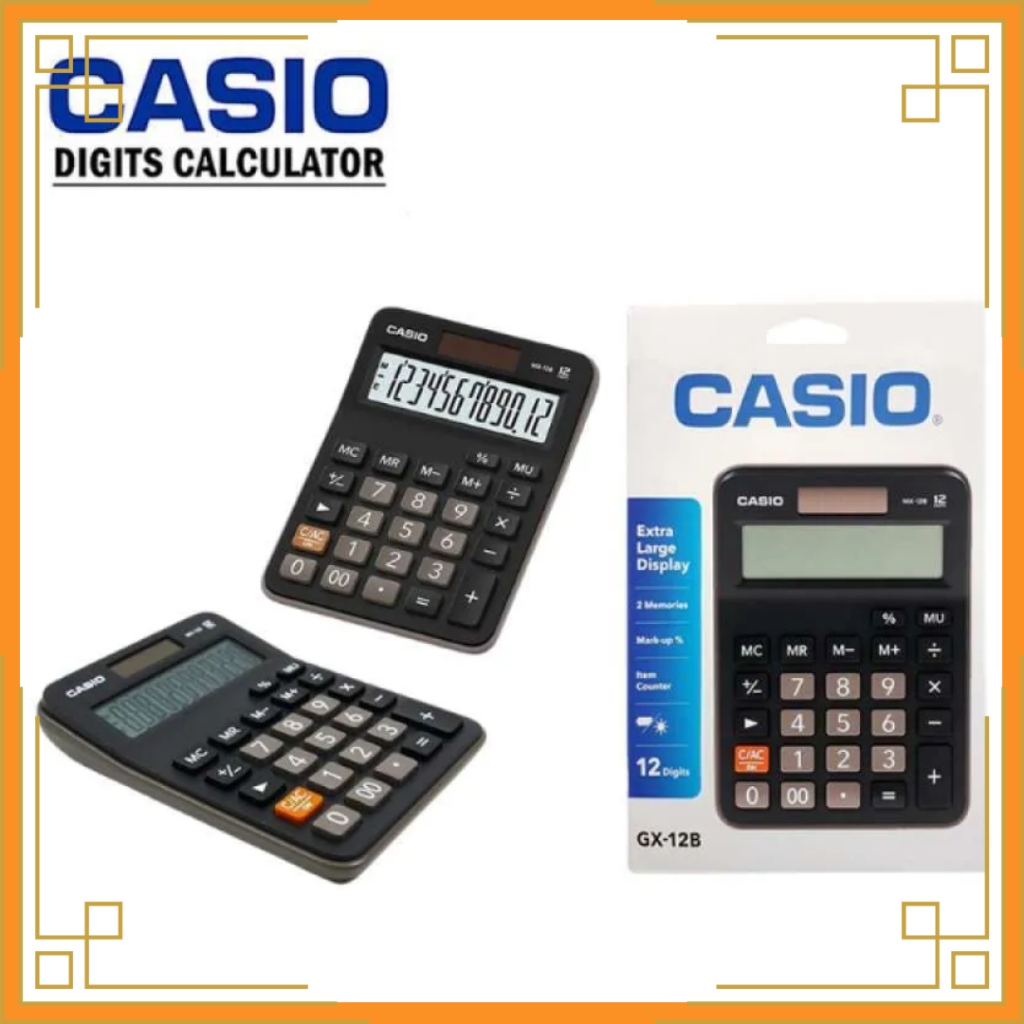 

CASIO Calculator 12 digit kode MX-12B