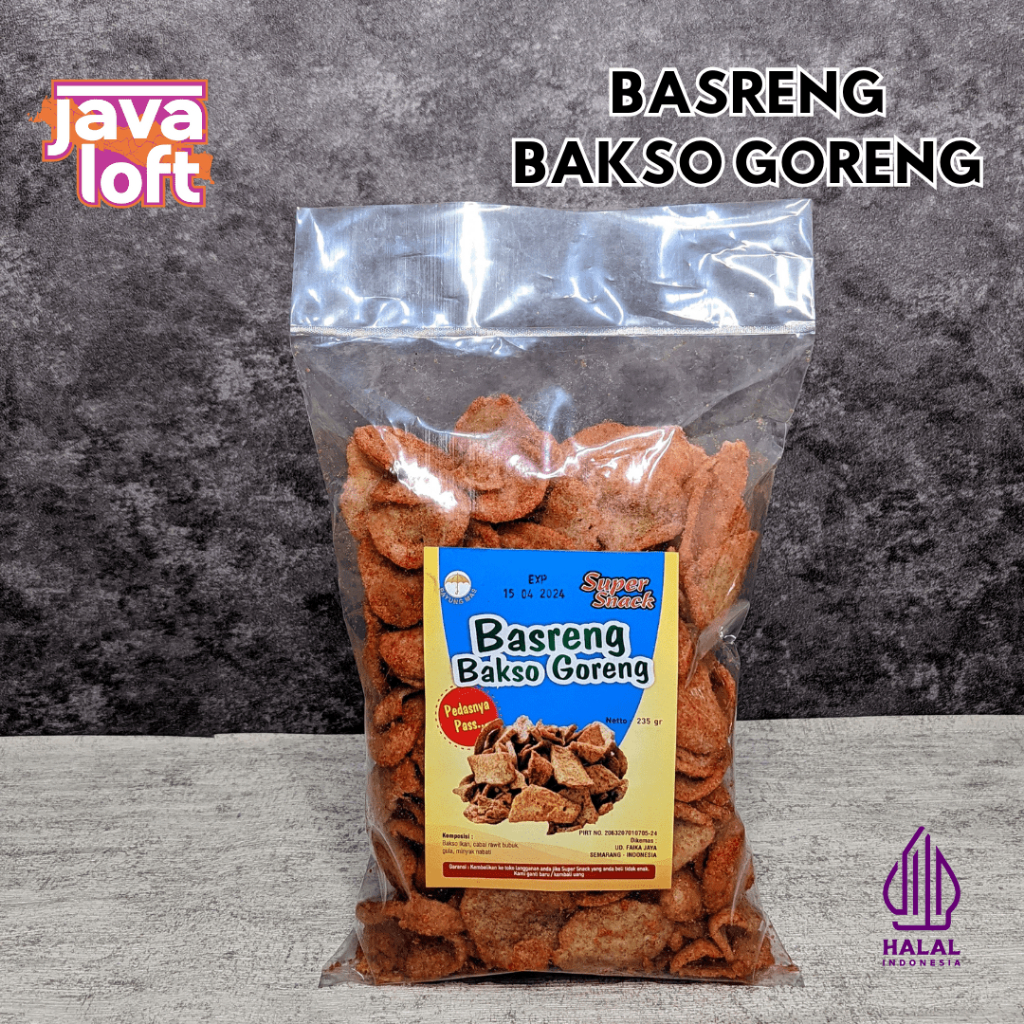 

Basreng Bakso Goreng Super Snack Cemilan Keripik Bakso Goreng Pedas Gurih