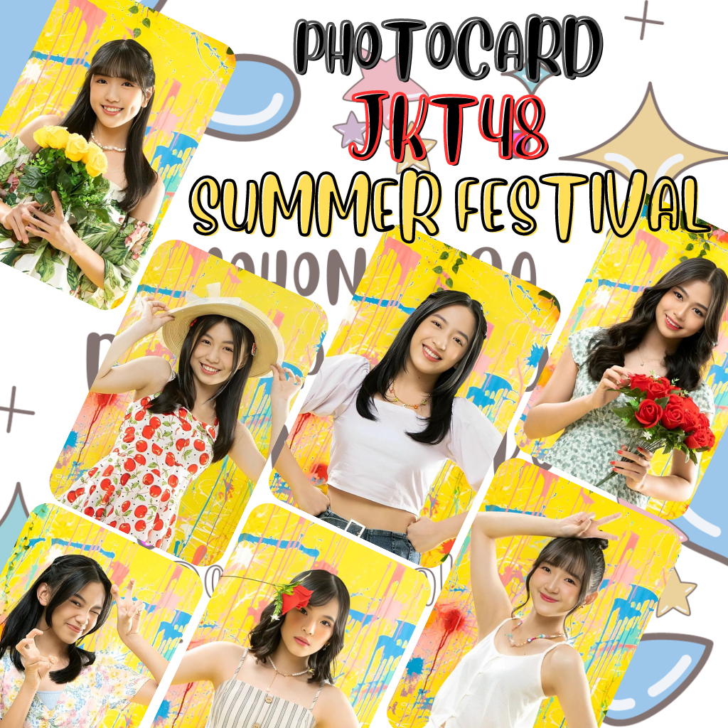 (43 PCS) PHOTOCARD SUMMER FESTIVAL JKT48 | PHOTOCARD JKT48 UNOFF