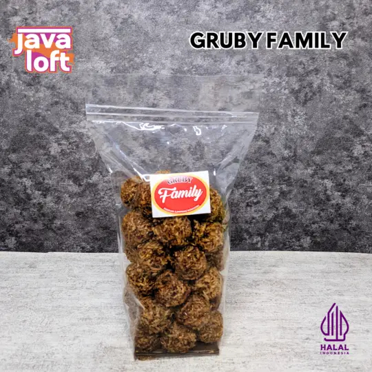 

Grubi Ubi Kremes Family Cemilan Keripik Ubi Gula Merah Khas Wonosobo Manis Renyah