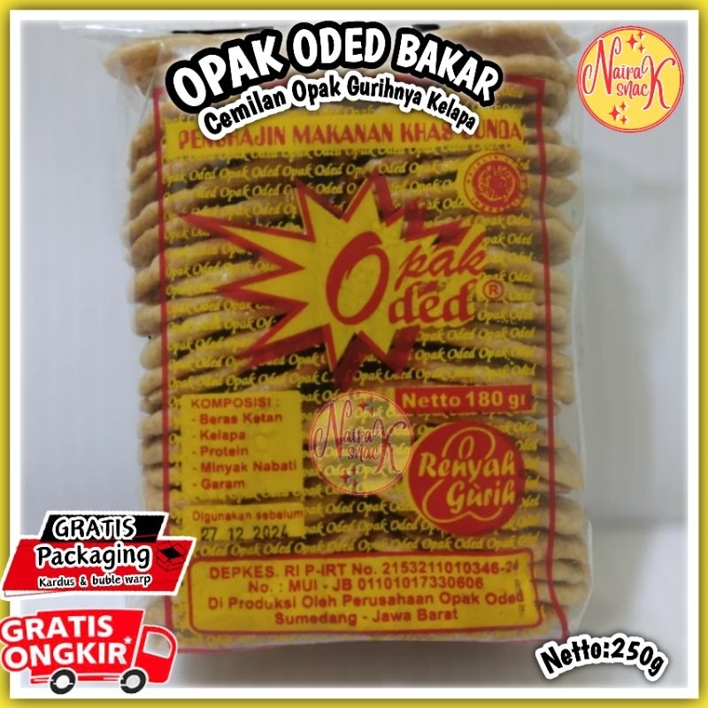 

Makanan Opak Oded / Opak Ketan Khas Sumedang