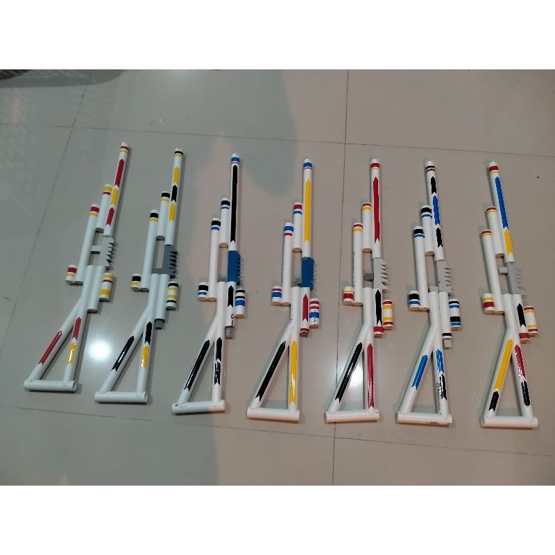 Mainan Tembakan Paralon / Mainan tembak PVC Peluru Karet Rubber Band Gun 5x tembak AK71