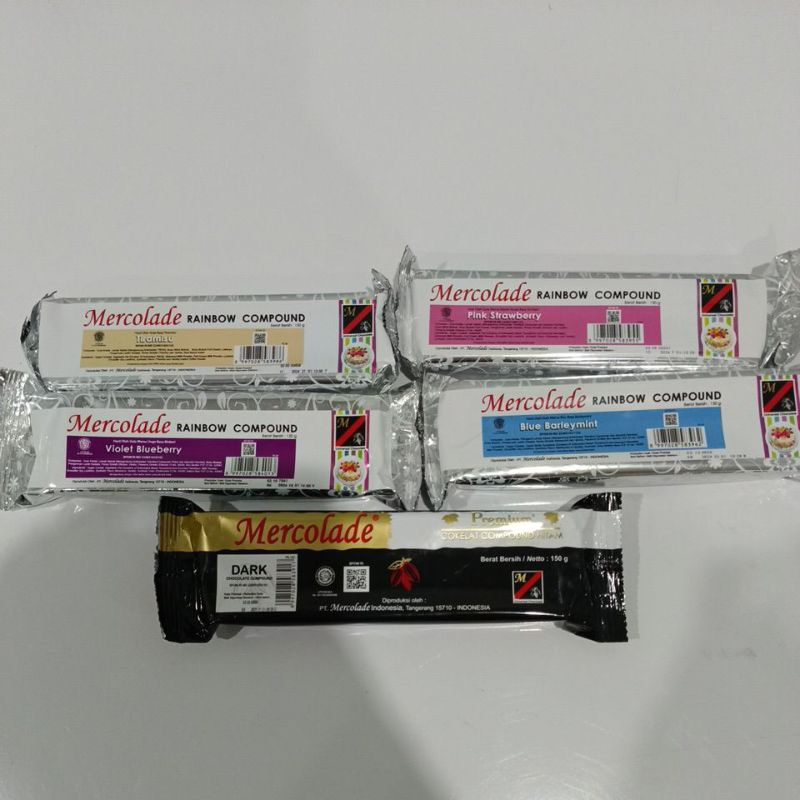 

Mercolade Chocolate Compound Rainbow 150gr