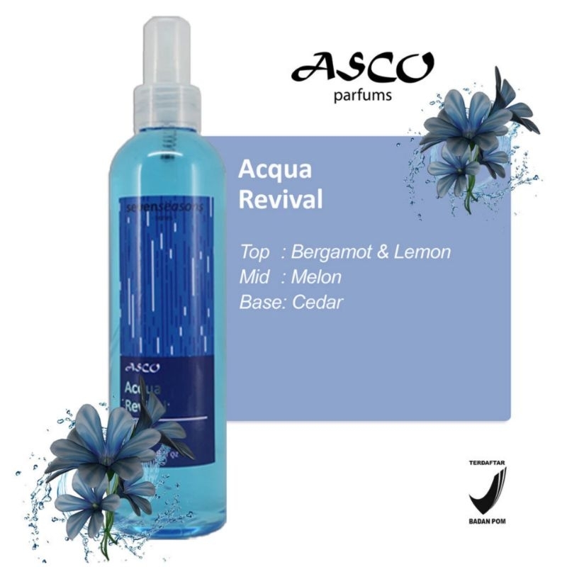 Asco Body Splash / Acqua Revival 240ml / Asco Body Mist