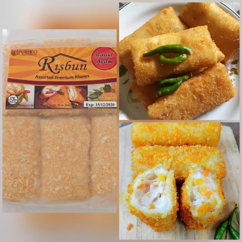 

Risol rogut ayam isi 6 Pcs