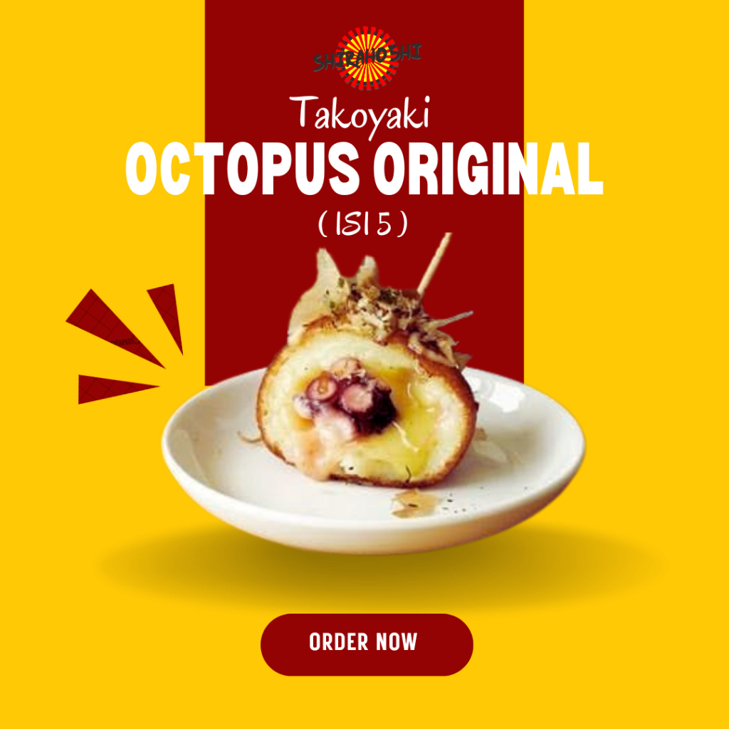 

Takoyaki isi Gurita Octopus HALAL