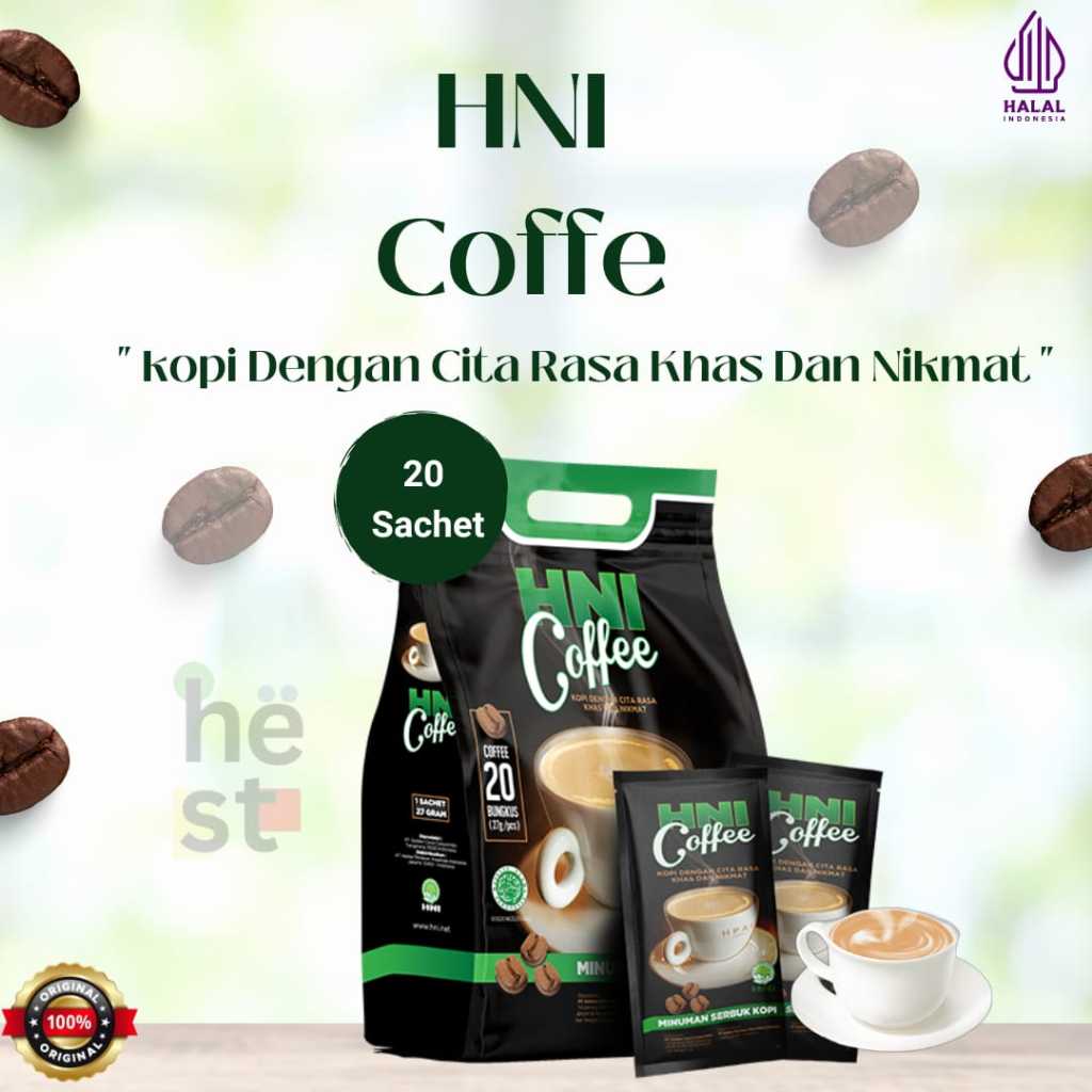 

HNI Coffe | Meningkatkan Kekebalan Tubuh, Melancarkan Peredaran Darah 100% Original