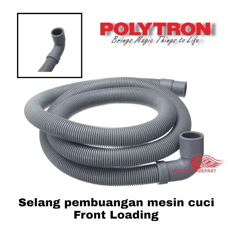 POLYTRON Front Loading| selang pembuangan mesin cuci POLYTRON Front Loading