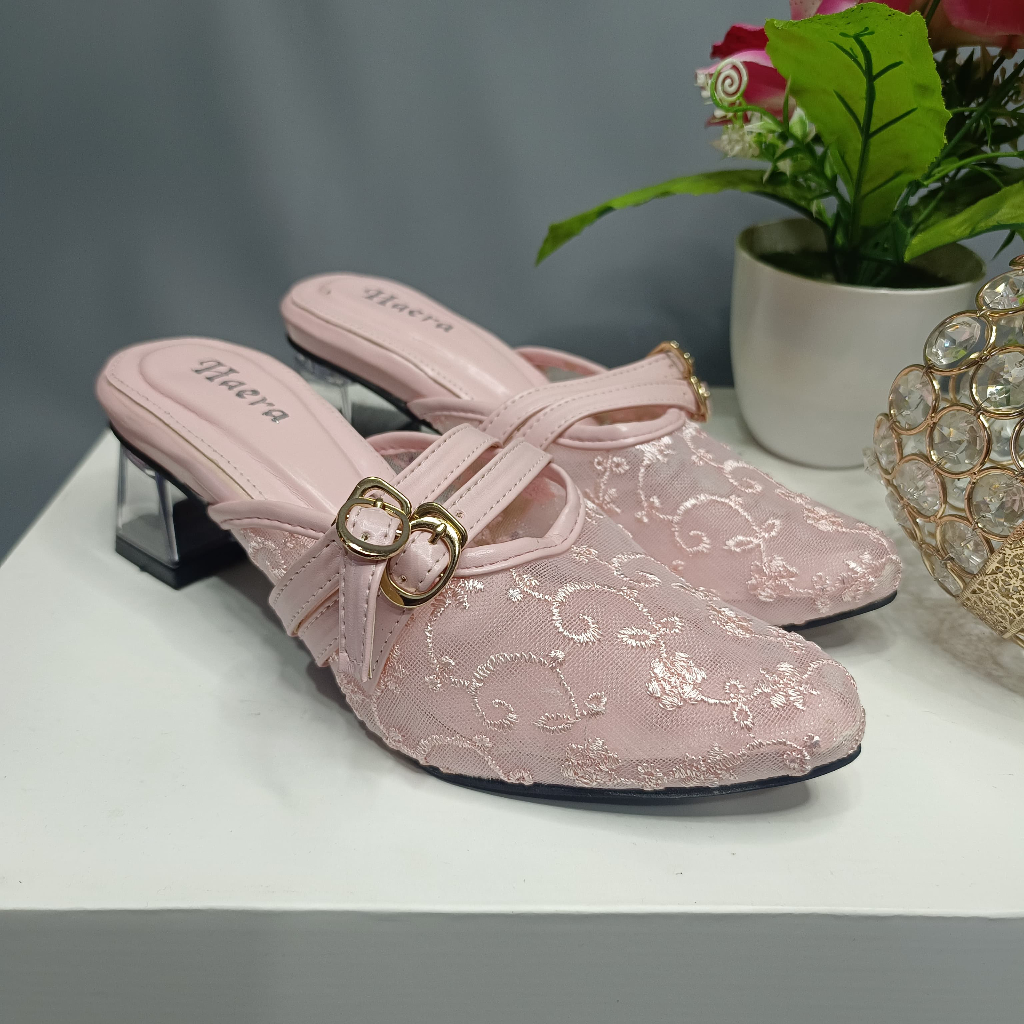 Helesa sendal wanita heels kaca 5 cm