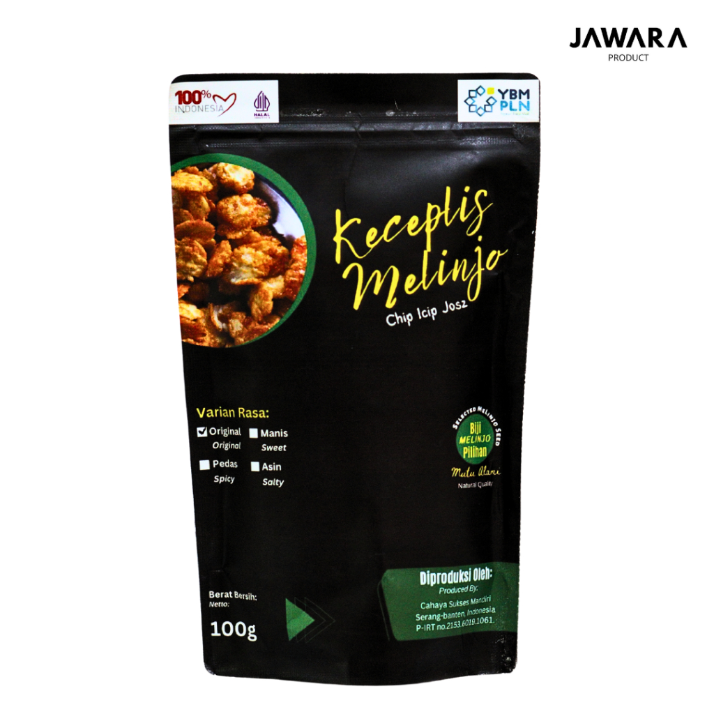 

Keceplis Melinjo Rasa Pedas 100 Gram ASLI Banten