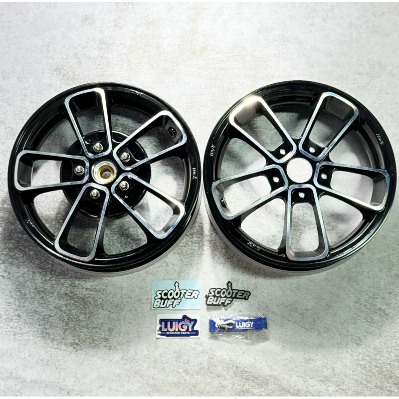 Velg Luigy CS-06 Black Vespa Sprint Primavera S LX Ring 12