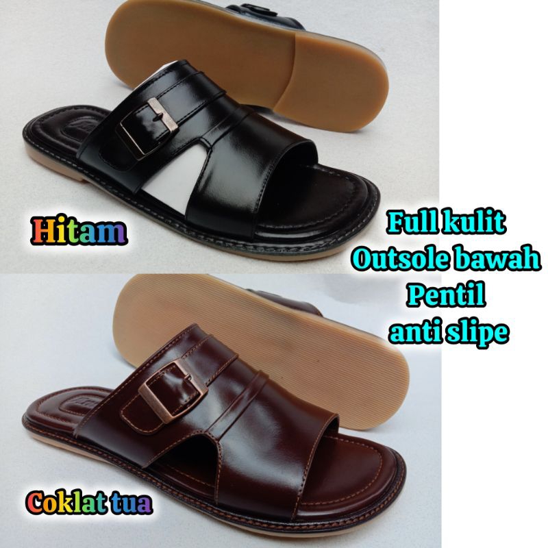 SANDAL FULL KULIT OUTSOLE PENTIL