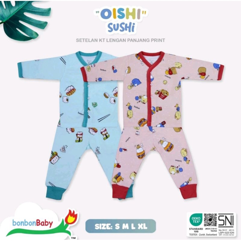 Bonbon Baby Baju Celana Setelan Anak Bayi Tidur Nyaman Lembut Premium