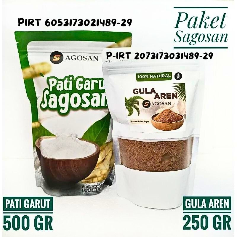 

PAKET PATI GARUT & GULA AREN SAGOSAN 250 GR