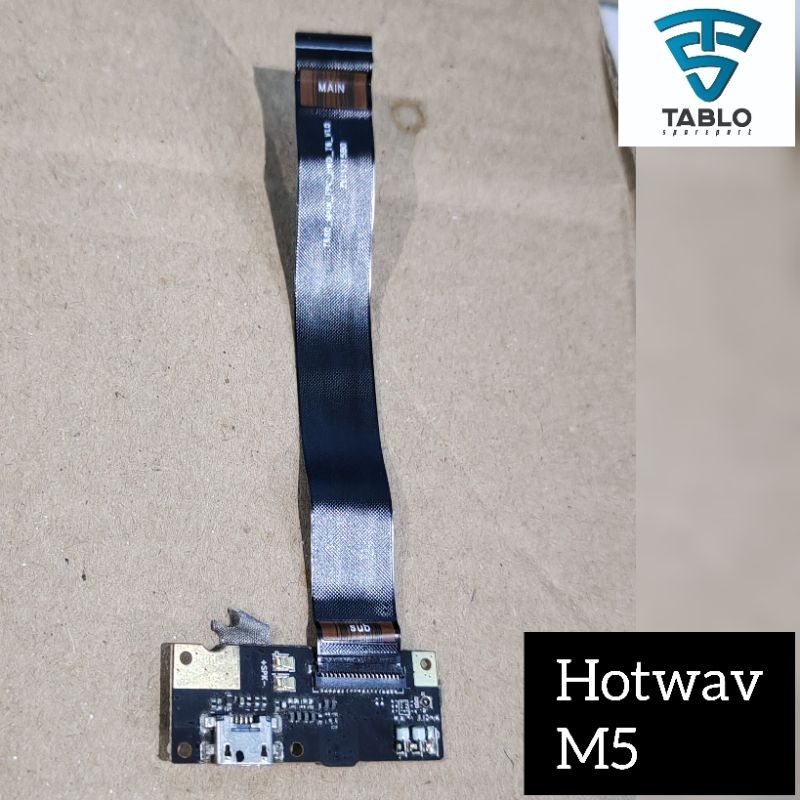 Papan konektor cas flexibel Hotwav m5 original copotan hp