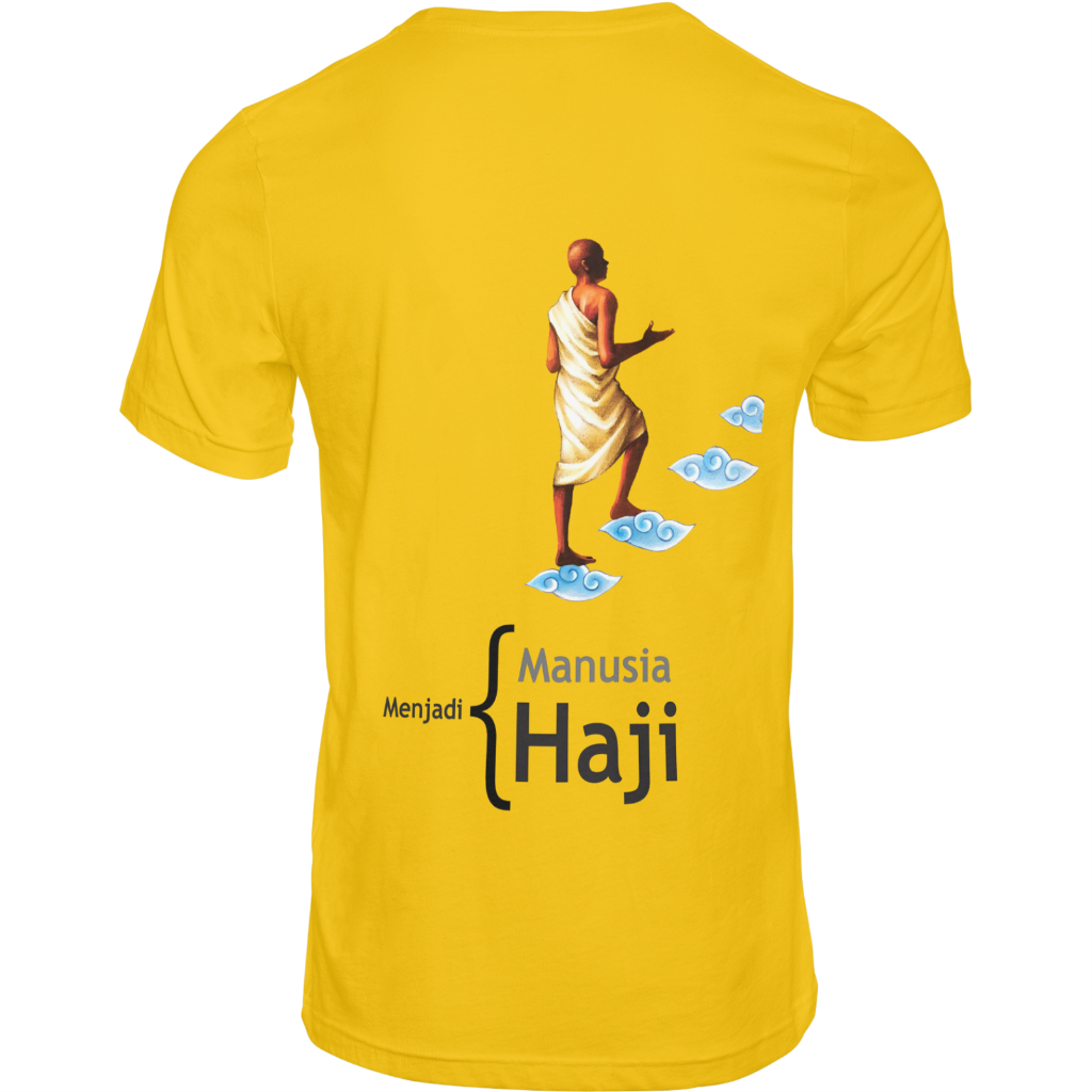 Kaos Buku Ali Syariati Menjadi Manusia Haji - Kaos Pria Wanita Distro Premium Katun Combed 24s