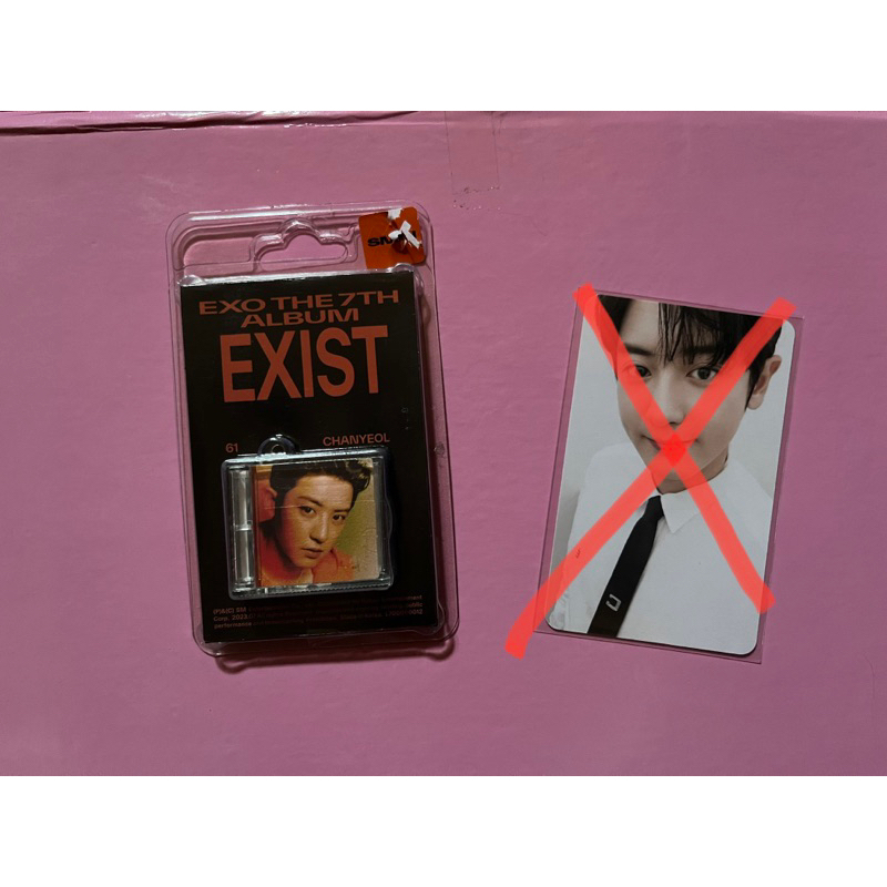 Exo Exist Smini album Chanyeol Vers Photocard Chanyeol Xblush Mag.