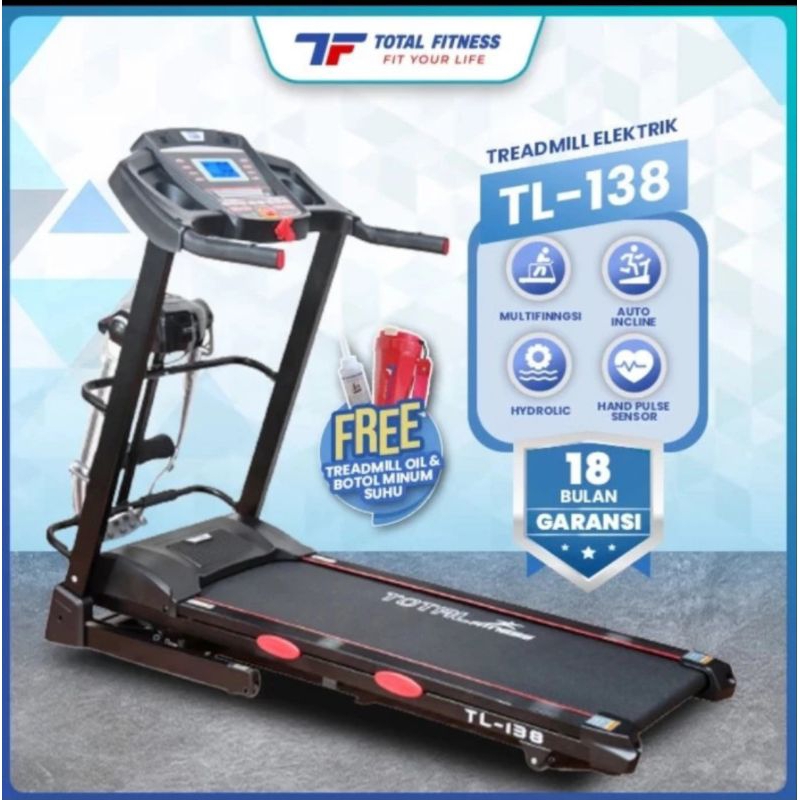 TL138 Treadmill Elektrik | Total Fitness