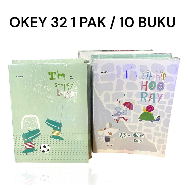 

Buku Tulis OKEY Murah Berkualitas 100% Original Kualitas SIDU