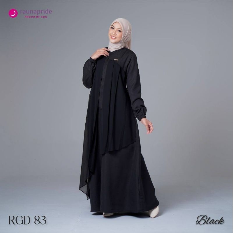 GAMIS HITAM RGD 83 RAUNA