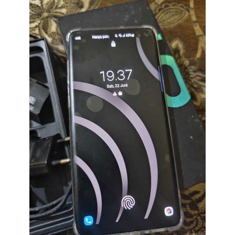 SAMSUNG S10 PLUS FULLSET BEKAS MINUS