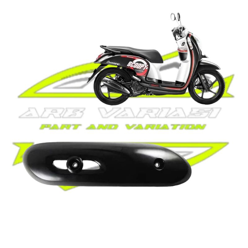 Tutup Knalpot Scoopy 2017-2020 Cover Knalpot Scoopy 2017-2020 Tameng Knalpot Scoopy