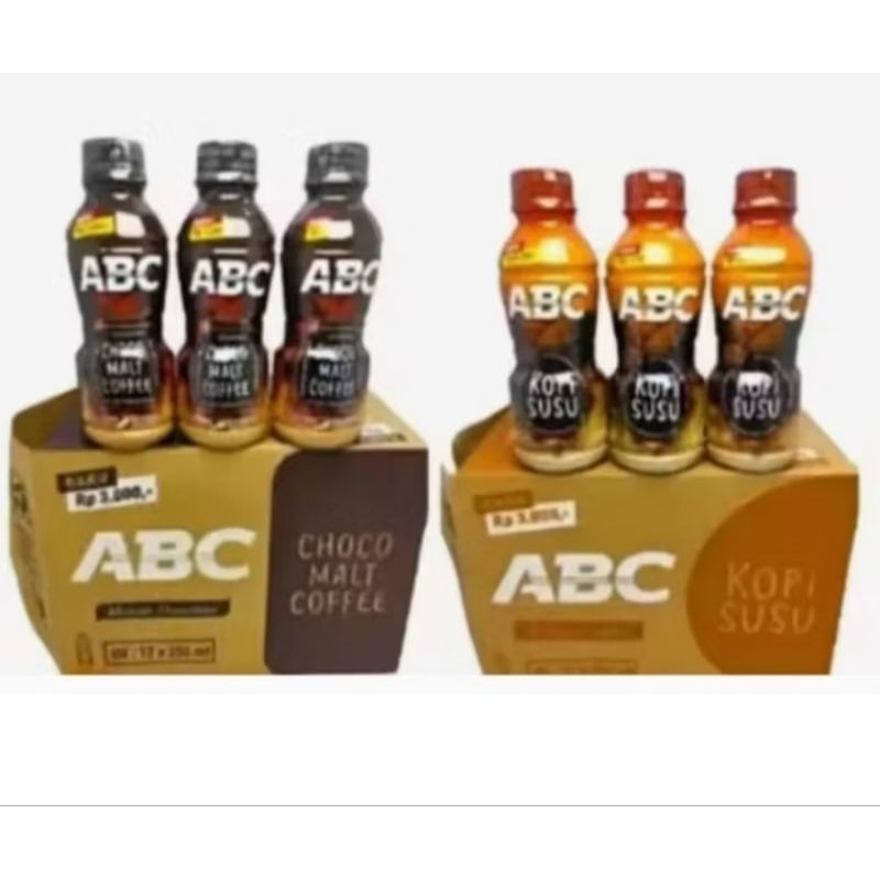 

ABC BOTOL KOPI SUSU DAN CHOCO MALT