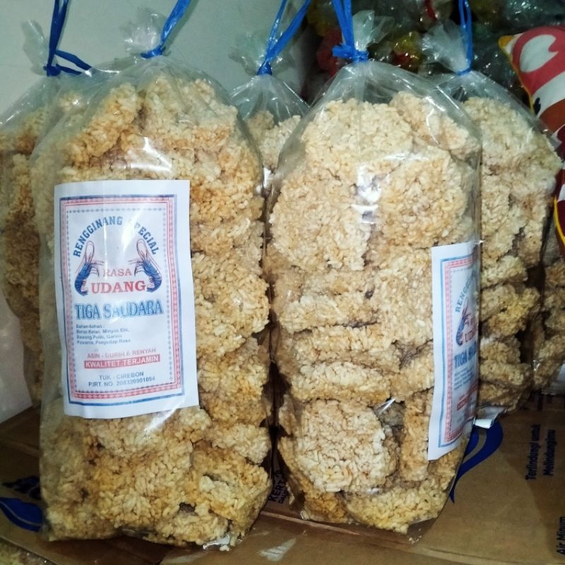 

Rengginang terasi udang khas cirebon 1bal isi 1kg