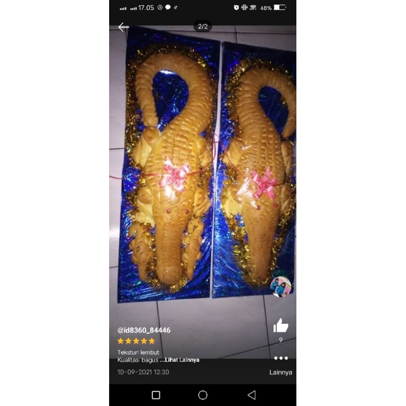 

1 Set Roti Buaya 1 Meter DOKers