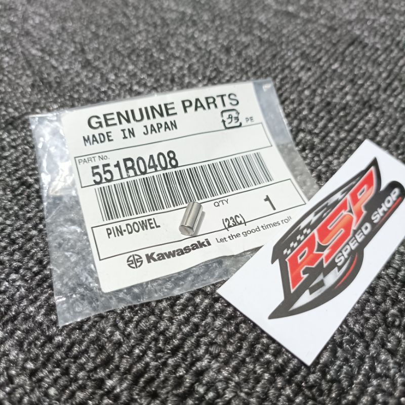 PIN PEN BOSH BOSHING BLOK HEAD NINJA R SS RR NEW OLD ZX CBU 150 PIN DOWEL 551R0408 ASLI ORIGINAL KAW
