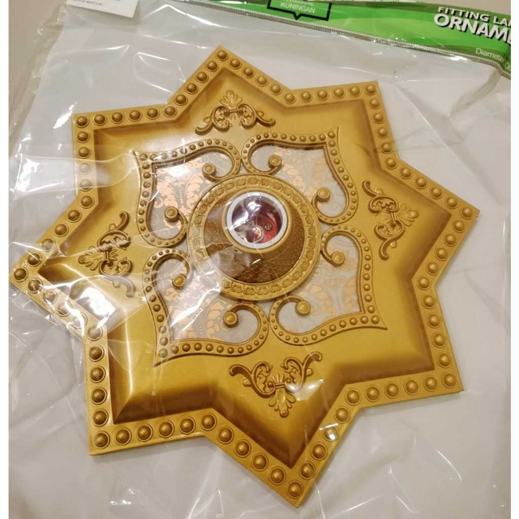 Fiting Hias Ornamen Plafon 30 cm Bahan Plastic