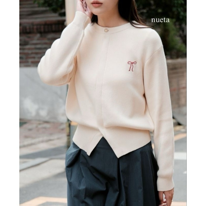 Ribbon Cardigan By Nueta