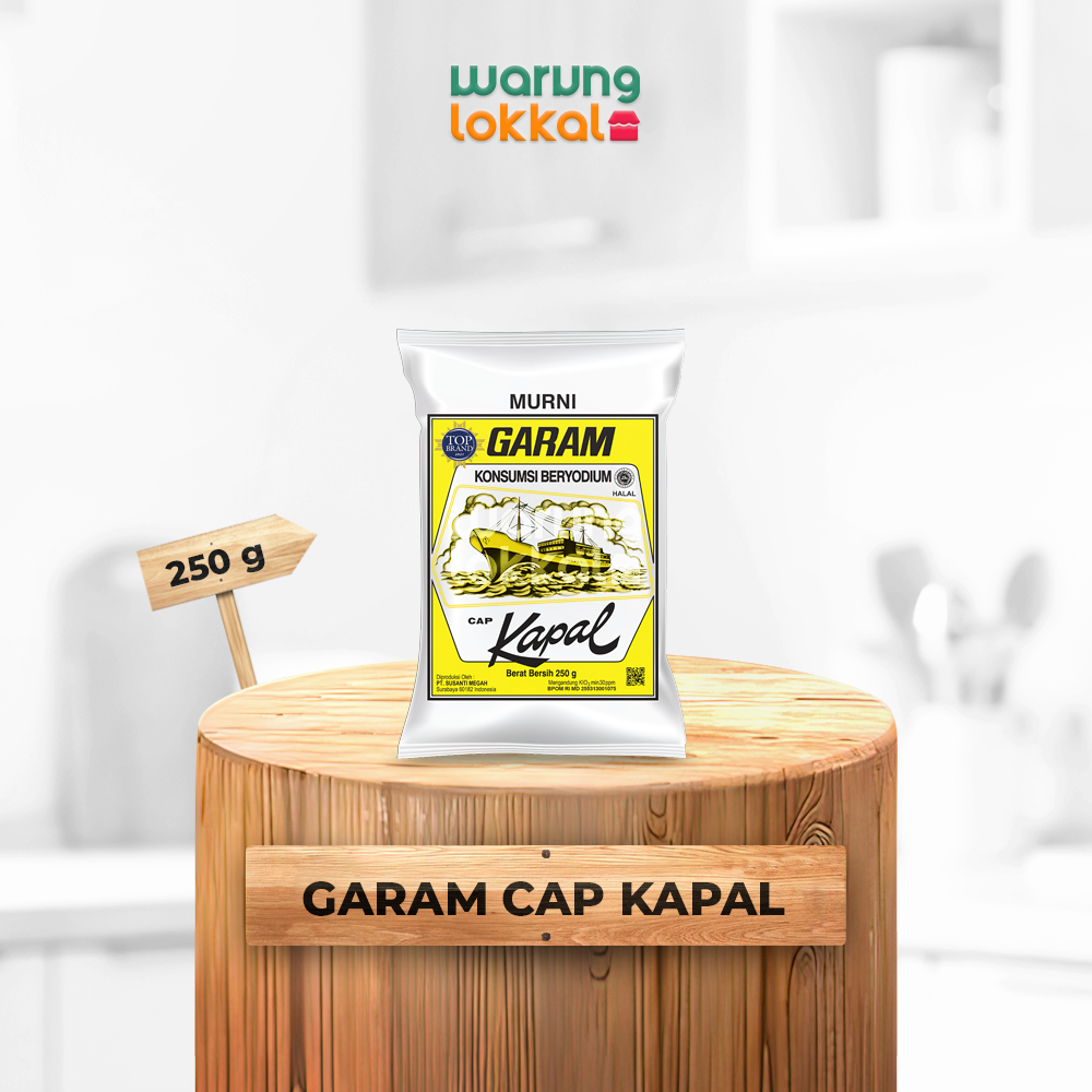 

Garam Cap Kapal 250g - Warung Lokkal