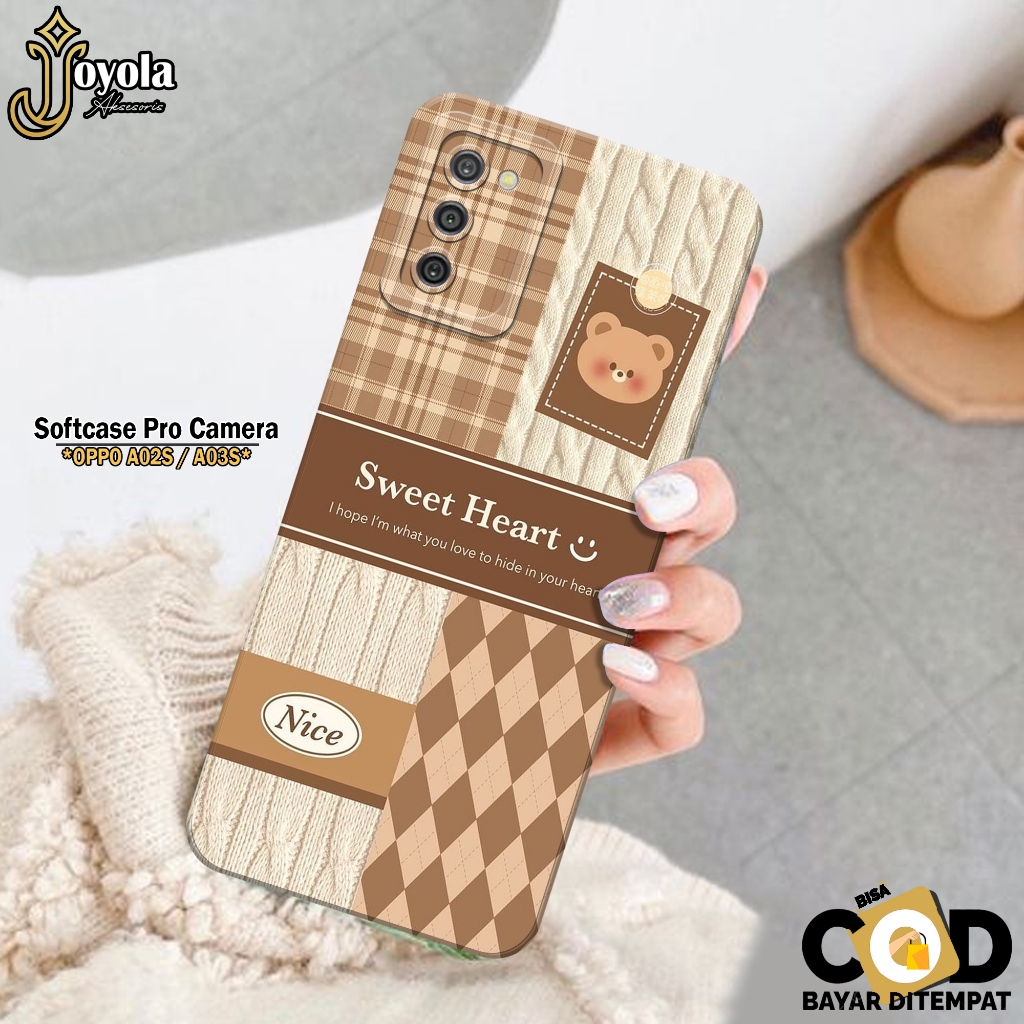 Case Samsung Galaxy A03S / A02S - JOYOLA - Fashion Case Kartun - Softcase Pro Camera - Kesing Hp Sam