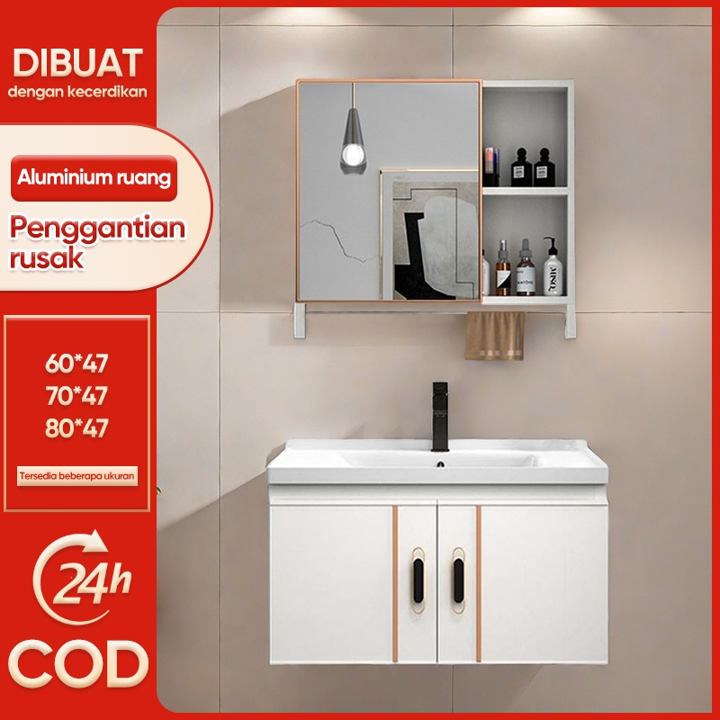 Wastafel kamar mandi aluminium kabinet kamar mandi modern kamar minimalis /kabinet kamar mandi /kabi