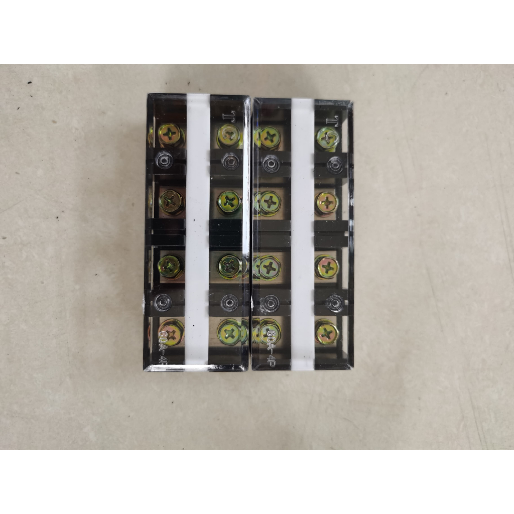 Terminal Block 60A 4P - Terminal Block Kaca TC-604
