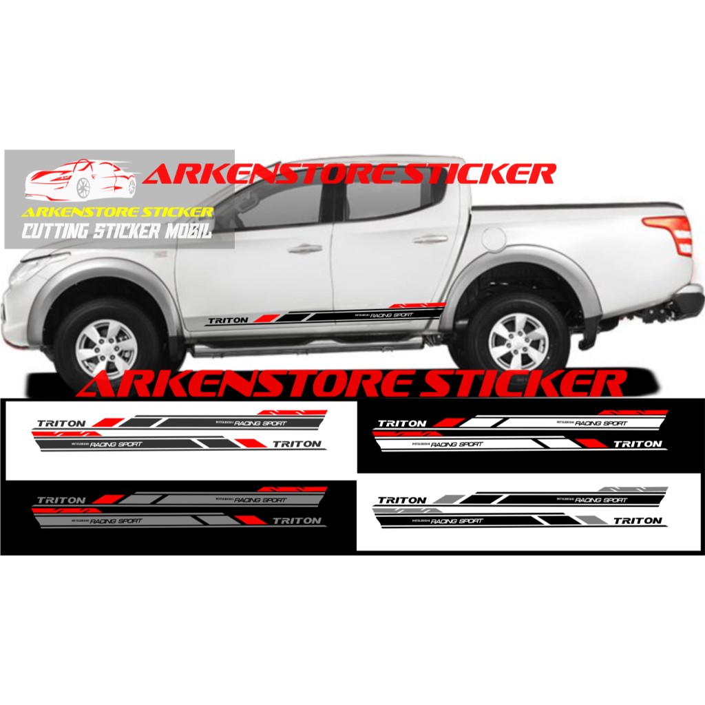 Sticker mitsubishi triton sticker stiker mobil triton sticker list triton