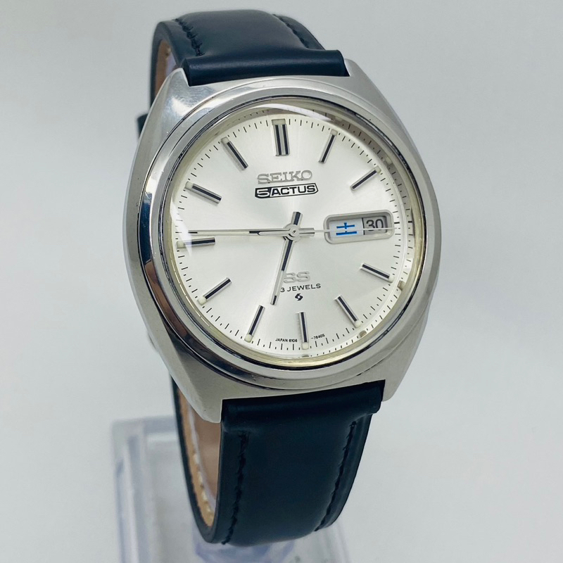 Seiko 5 Actus 6106-7520 SS White Dial Japan Domestic Market