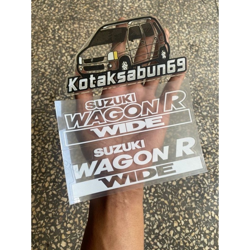 stiker decal karimun kotak wagon r wide model original